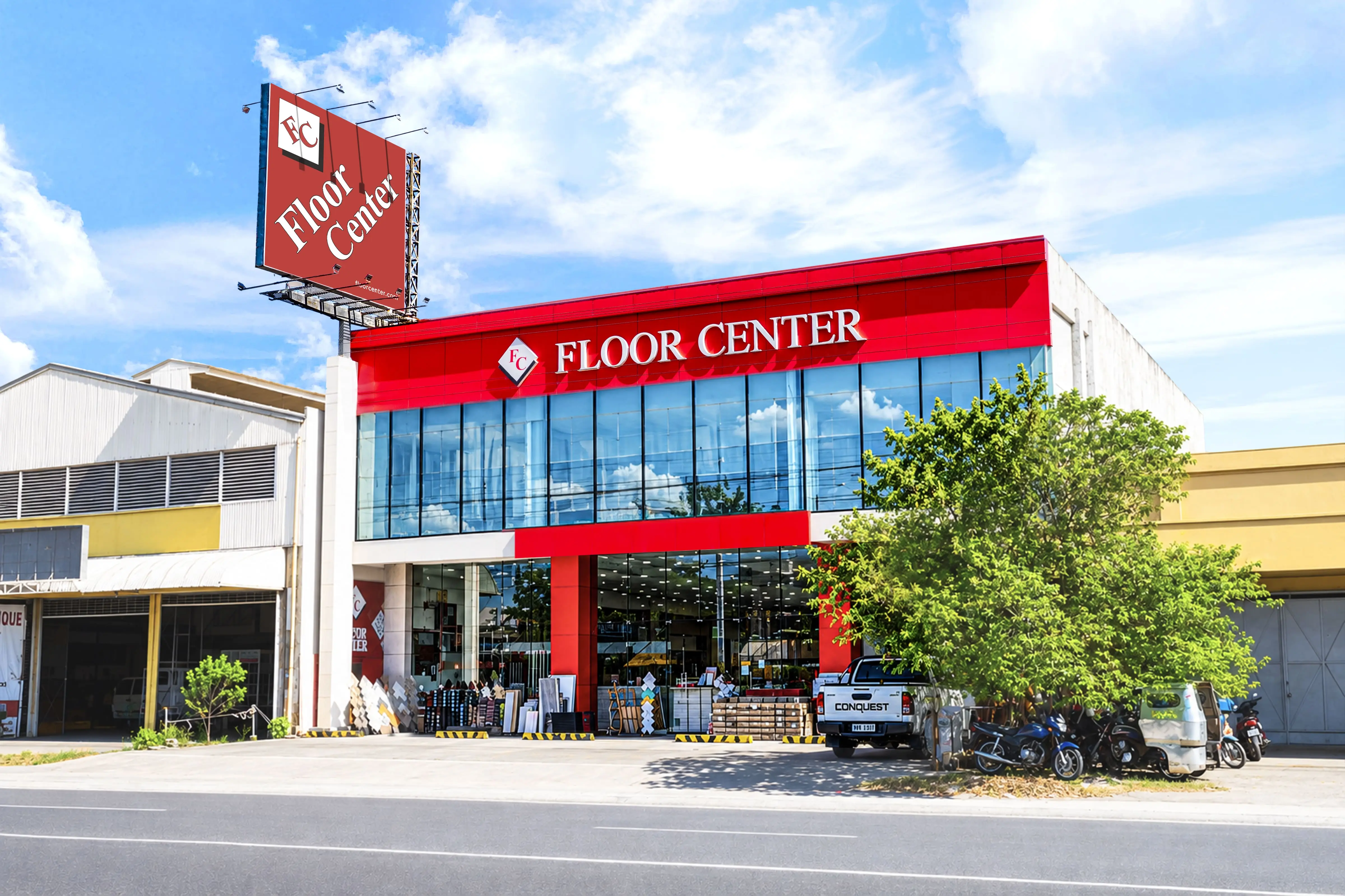 Floor Center tile showroom